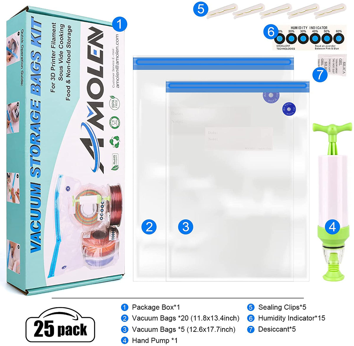 Vacuum Filament Storage Kit