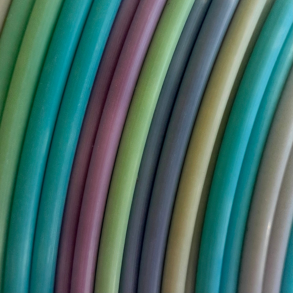 SILK Pastel Rainbow PLA Filament 1.75mm, 1kg