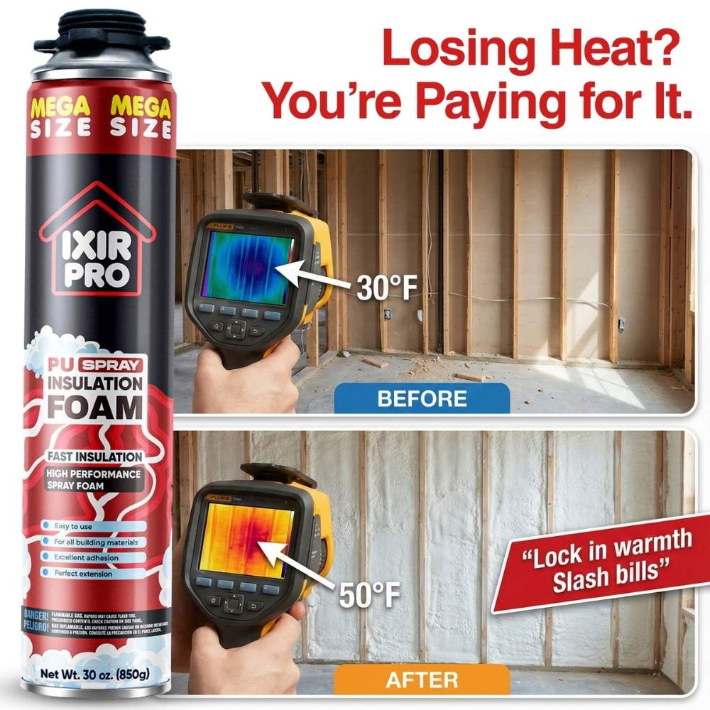 Spray Foam Insulation Kit - 30oz Complete DIY Insulation