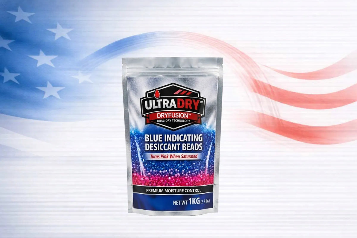 UltraDry 1KG Blue Indicating Desiccant Bag — Extra‑Large Reusable Moisture Control