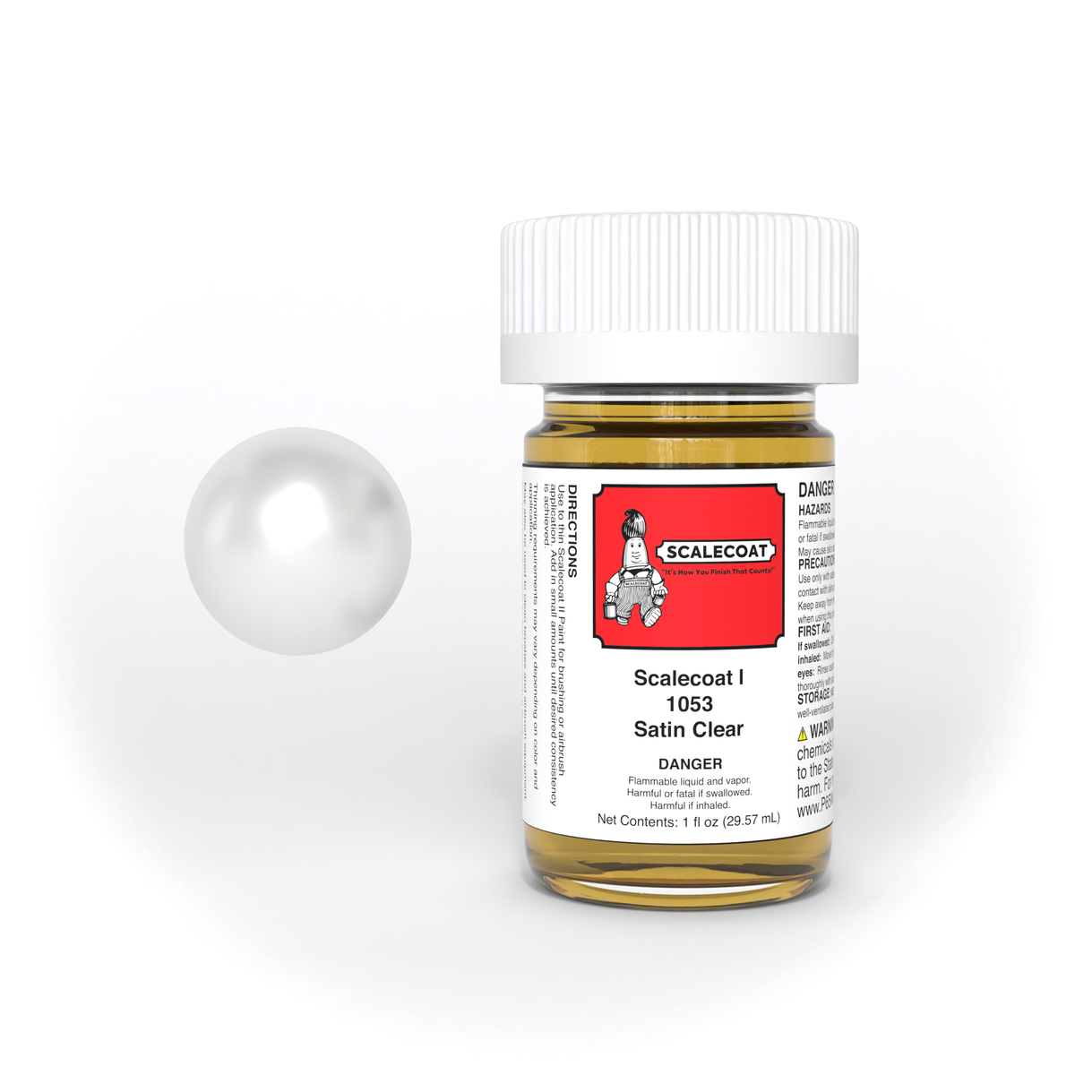 Scalecoat I Satin Clear 1oz - 1053