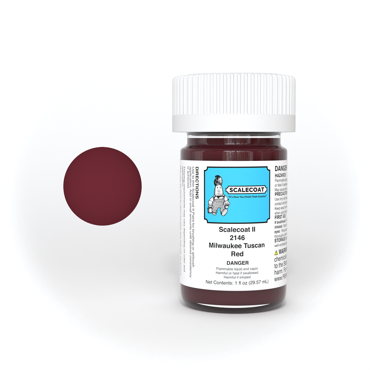 Scalecoat II Milwaukee Tuscan Red 1oz - 2146