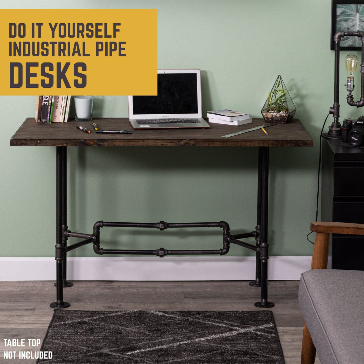 O Design Desk By PIPE DECOR