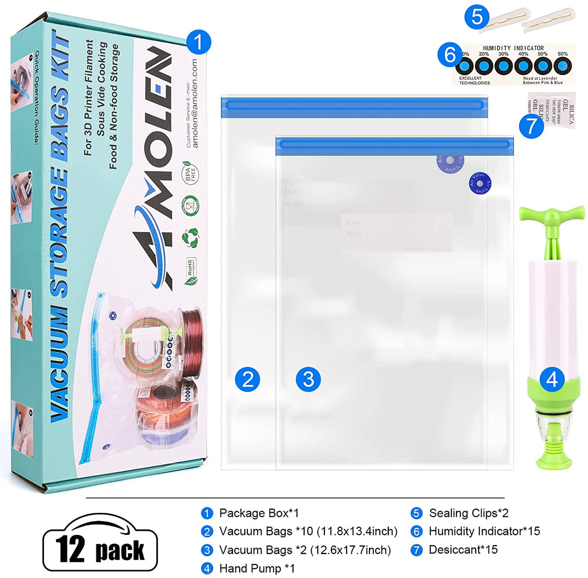 Vacuum Filament Storage Kit