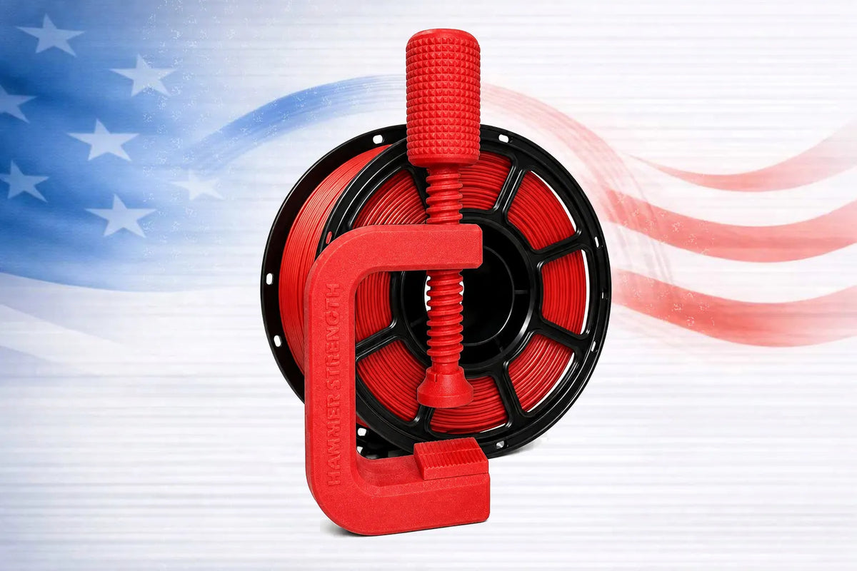 Glass Fiber Red 1KG PETG-GF Filament