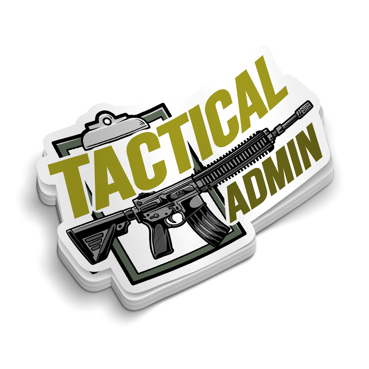 Tactical Admin | Funny Military Stickers