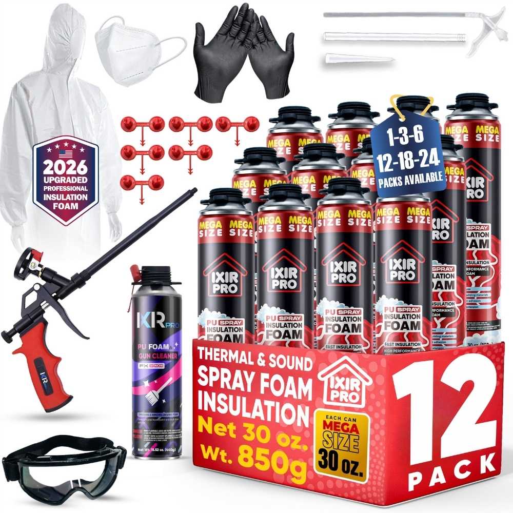 Spray Foam Insulation Kit -  30oz Complete DIY Insulation