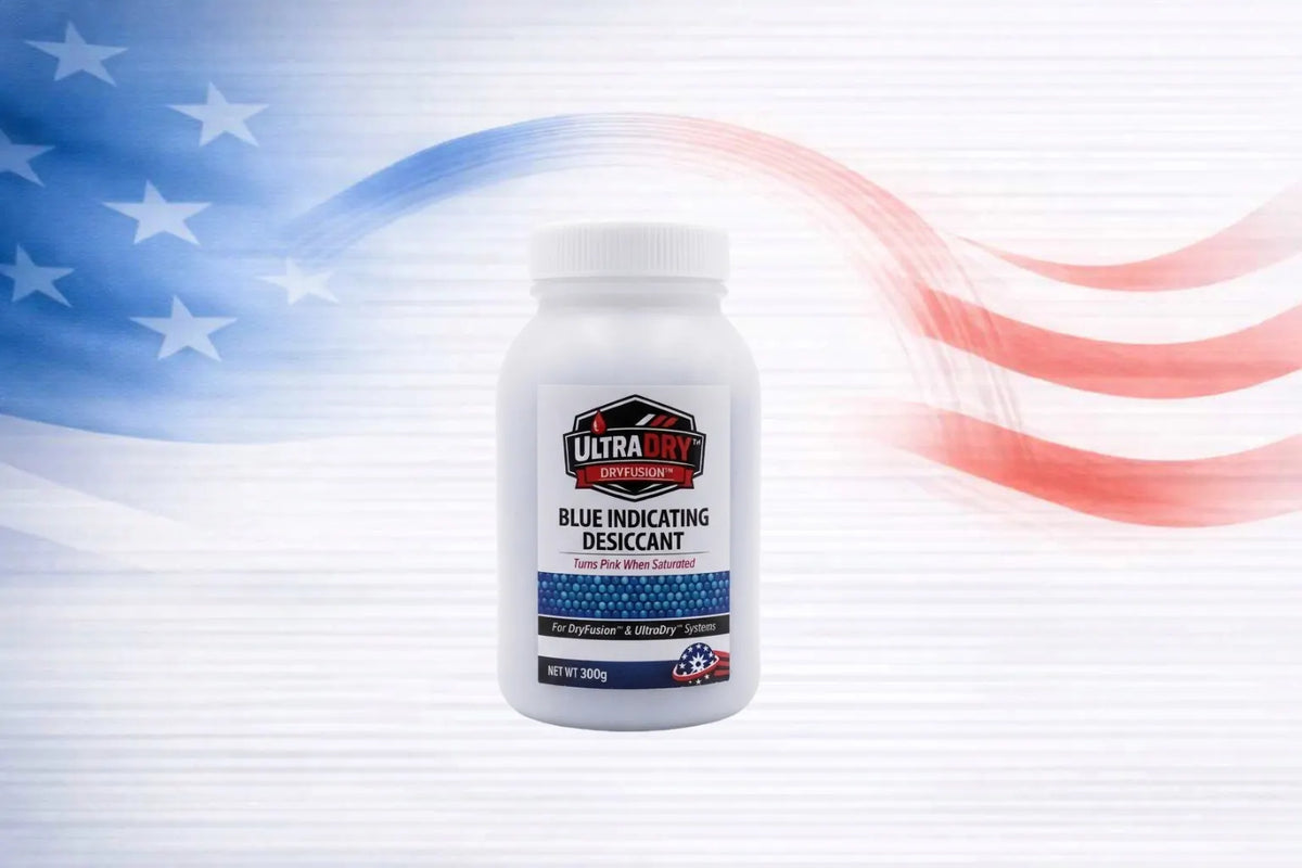 UltraDry 300g Blue Indicating Desiccant Bottle — High‑Capacity Reusable Moisture Control