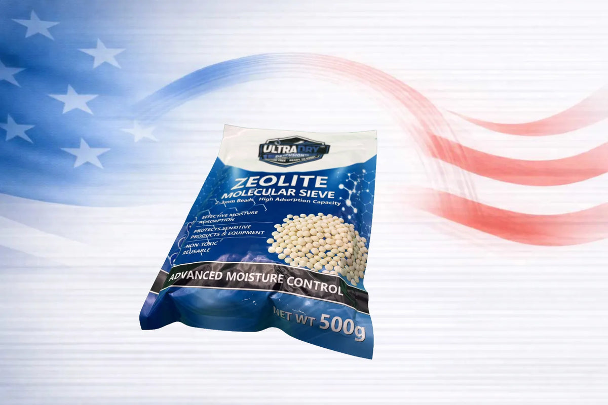 UltraDry 500g Zeolite Moisture Sieve — Large‑Format Reusable Moisture Control